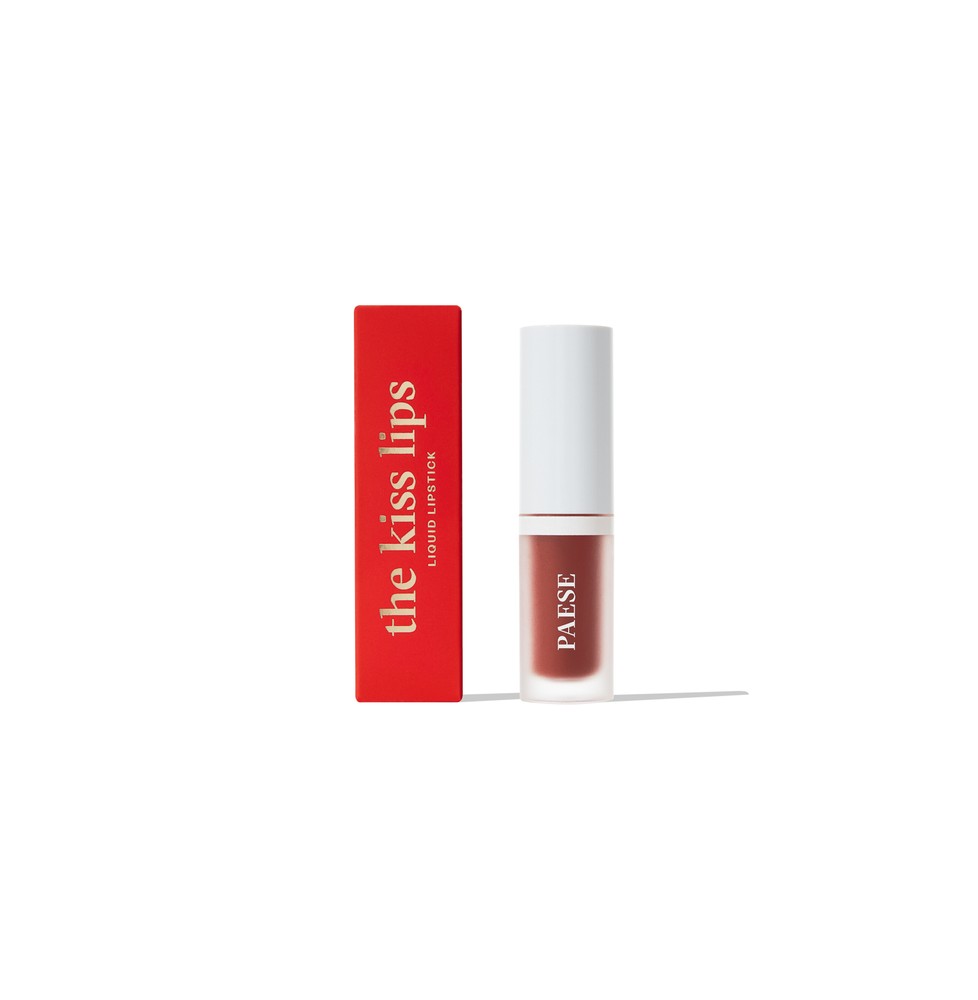 Trwała pomadka w płynie THE KISS LIPS Paese 04 Rusty Red 3,2 ml.