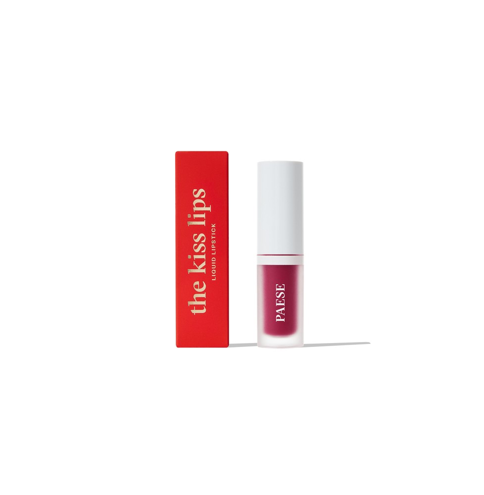 Trwała pomadka w płynie THE KISS LIPS Paese 05 Raspberry Red 3,2 ml.