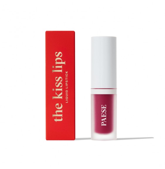 Trwała pomadka w płynie THE KISS LIPS Paese 05 Raspberry Red 3,2 ml.