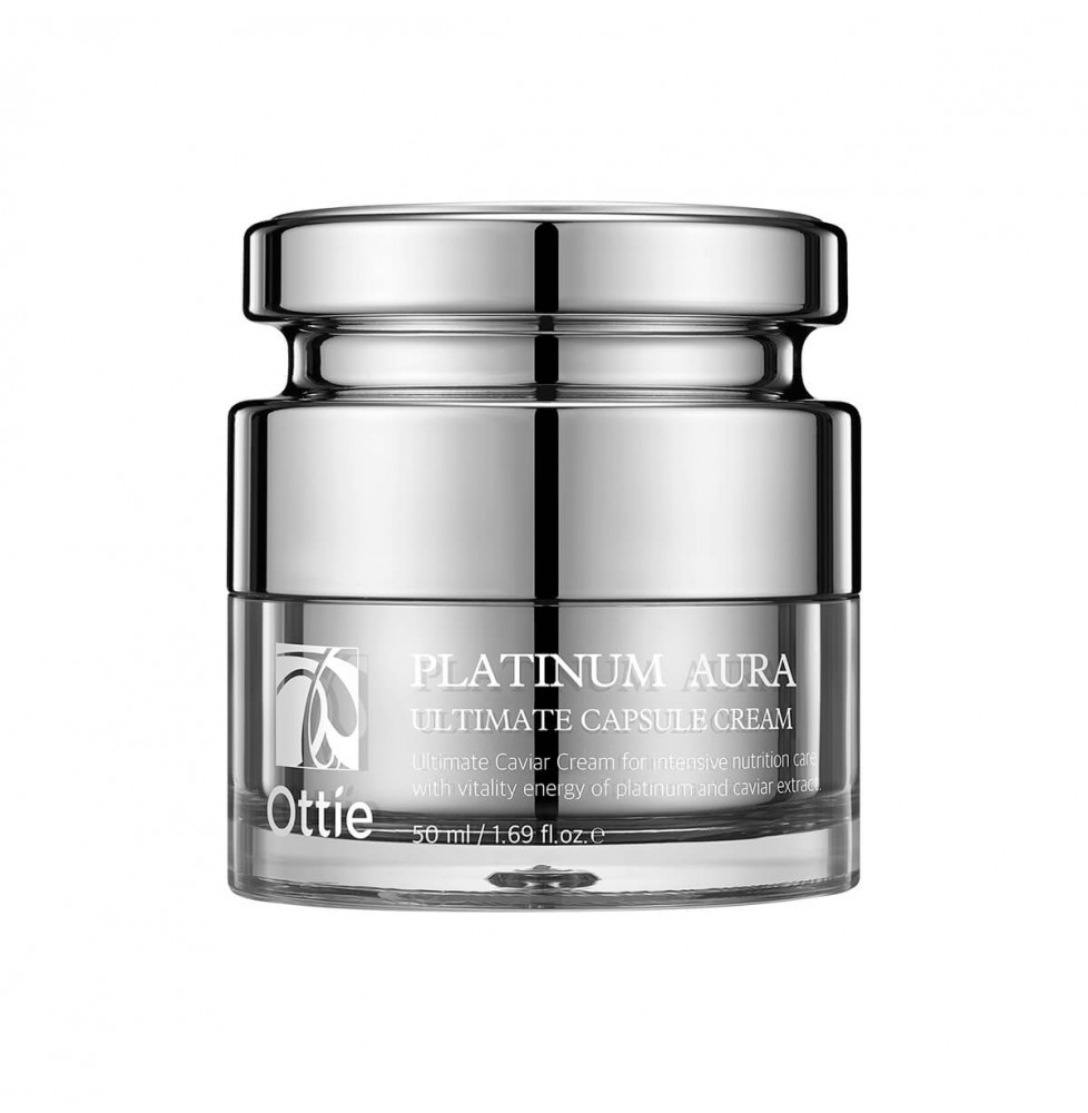 Koreański krem do twarzy Ottie Platinum Aura 50ml.