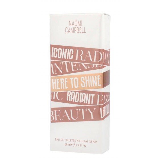 Woda toaletowa Naomi Campbell Here to Shine, 50ml.