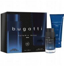 Bugatti Dynamic Move Blue - Zestaw dla mężczyzn woda toaletowa 100ml + żel pod prysznic 200ml.