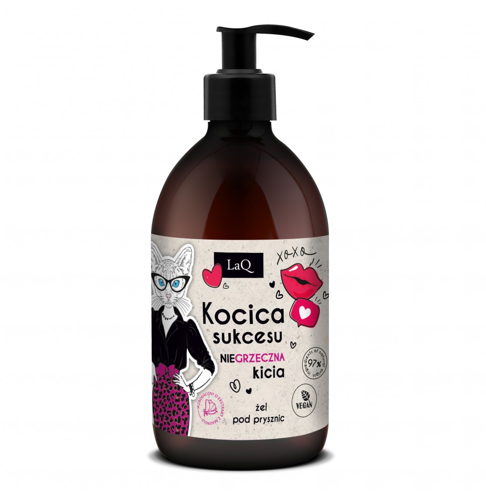 Laq żel pod prysznic Kocica Sukcesu MAGNOLIA I RÓŻOWY PIEPRZ  500 ml