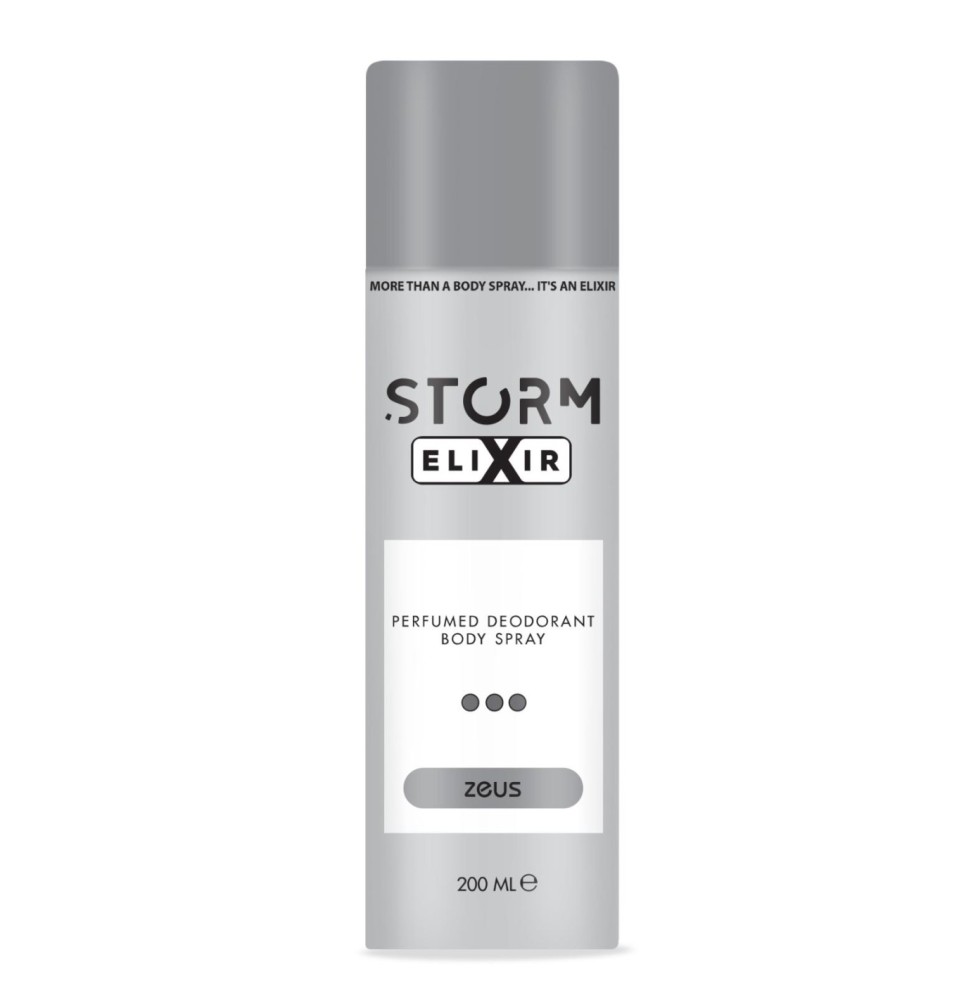 Perfumowany dezodorant Storm Elixir Zeus dla mężczyzn 200ml.