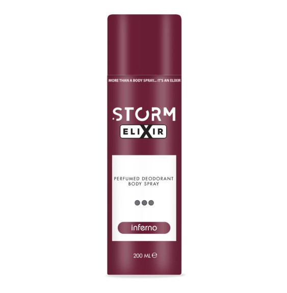 Perfumowany dezodorant Storm Elixir Inferno dla mężczyzn 200ml.
