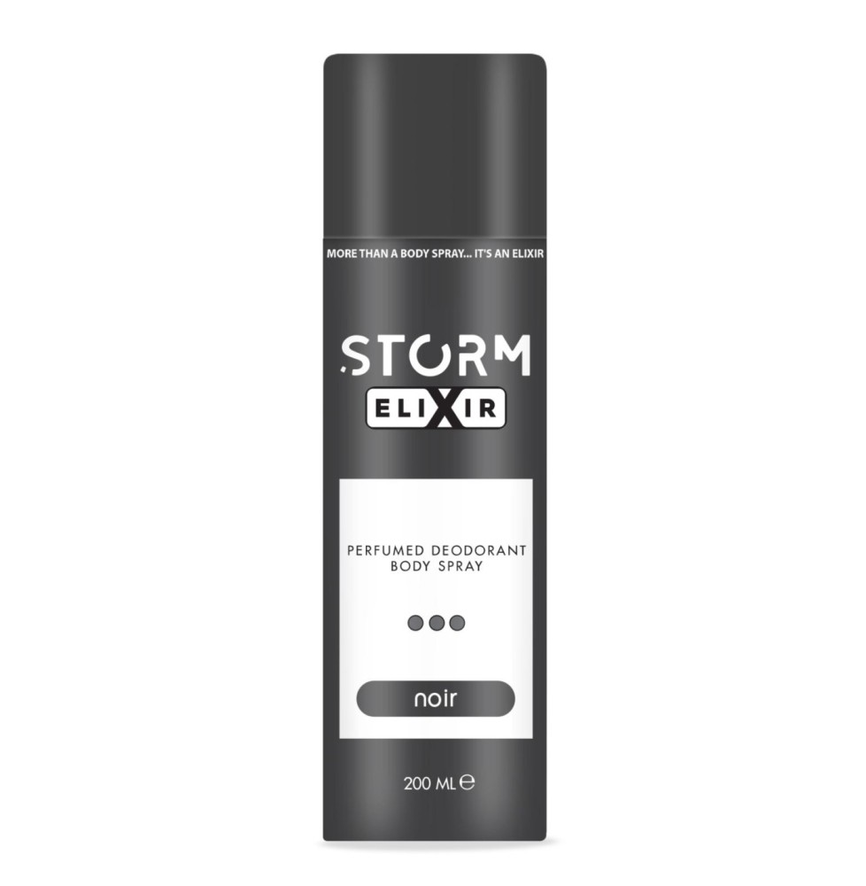Perfumowany dezodorant Storm Elixir Noir dla mężczyzn 200ml.