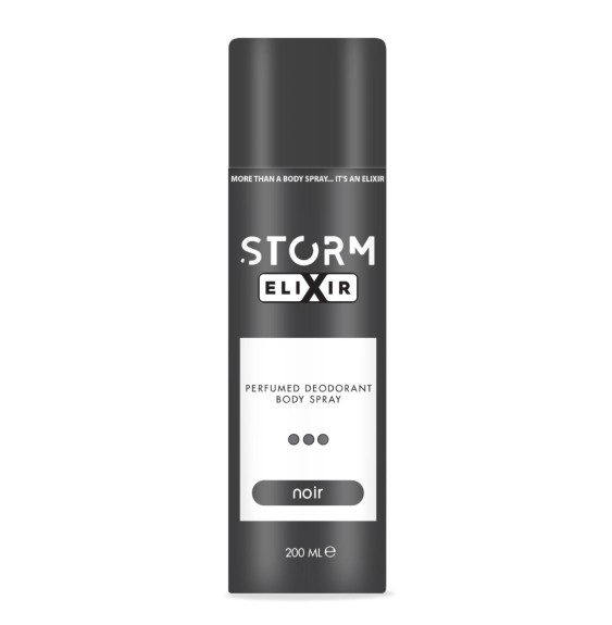 Perfumowany dezodorant Storm Elixir Noir dla mężczyzn 200ml.