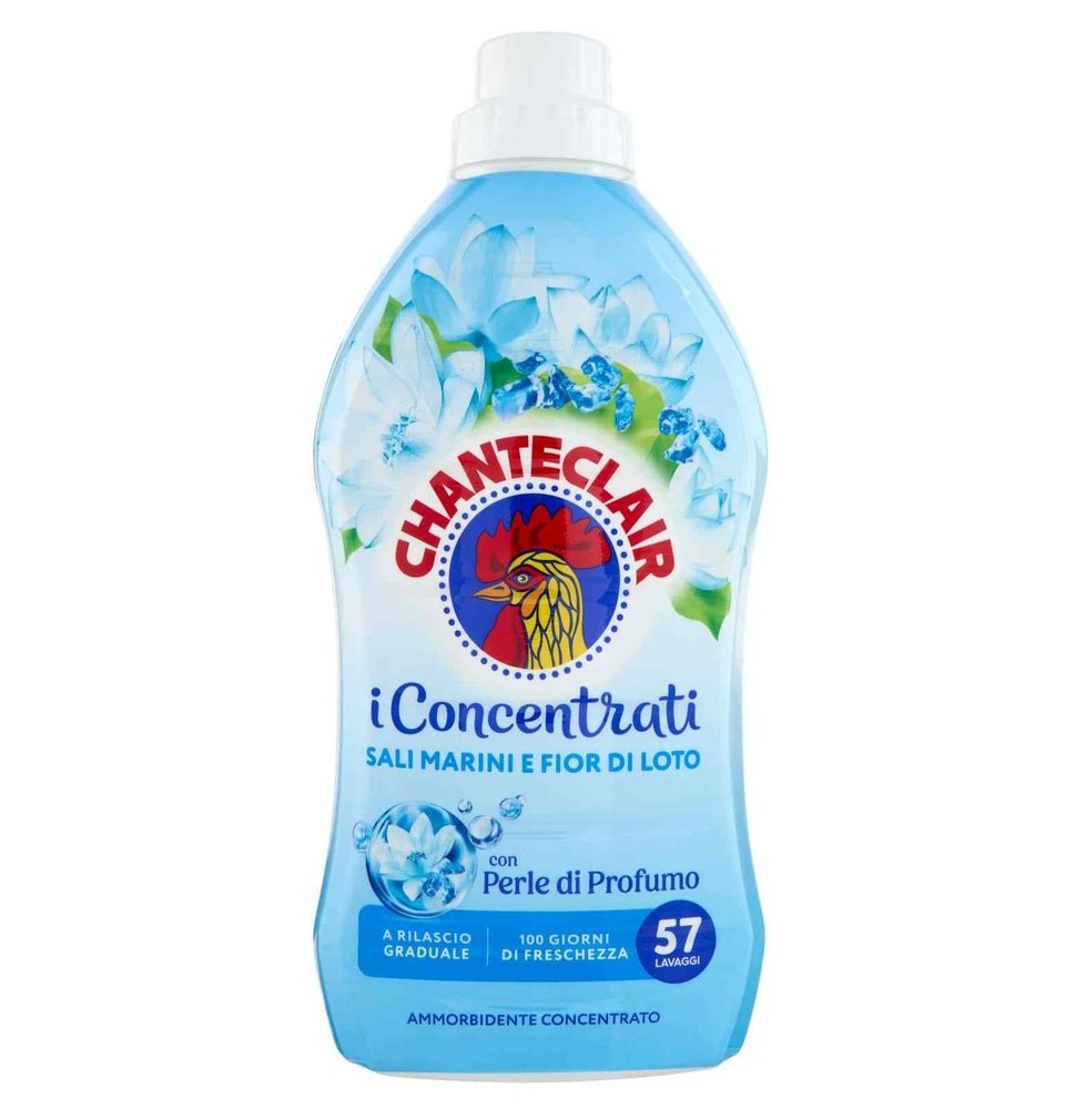 Płyn do płukania tkanin - koncentrat Chante Clair sól morska i kwiat lotosu 1,140l.
