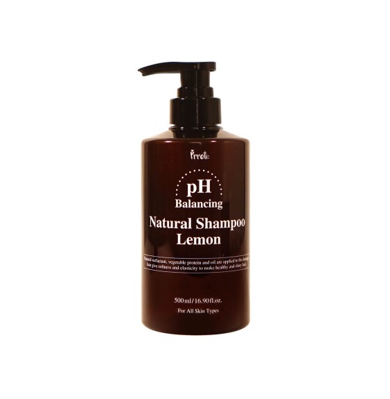 Koreański szampon do włosów zniszczonych PRRETI Lemon, 500 ml