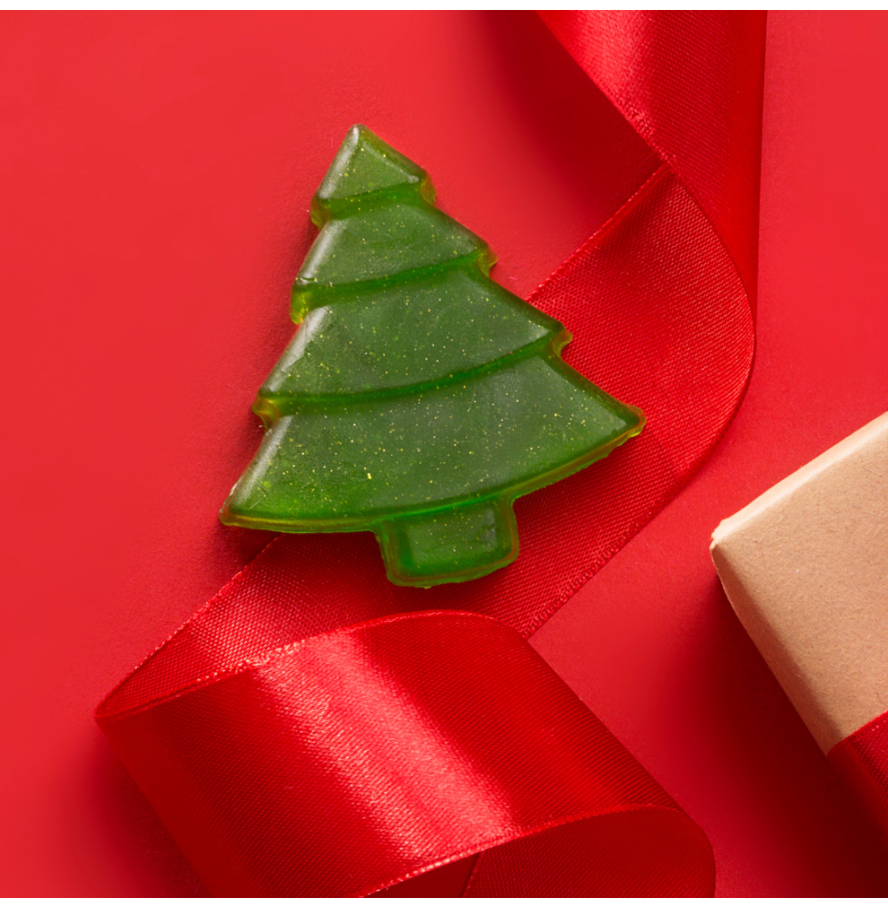 Mydło glicerynowe Zielona Choinka 70g.