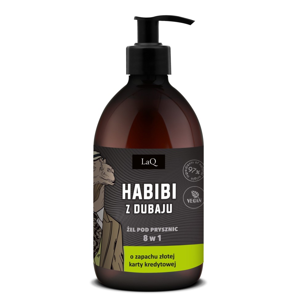 Żel pod prysznic 8 w 1 HABIBI Z DUBAJU Laq 500 ml