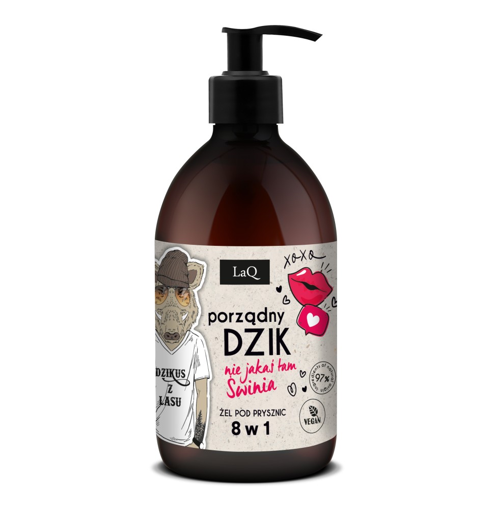 Żel Pod Prysznic 8 W 1 Porządny dzik Laq 500 ml