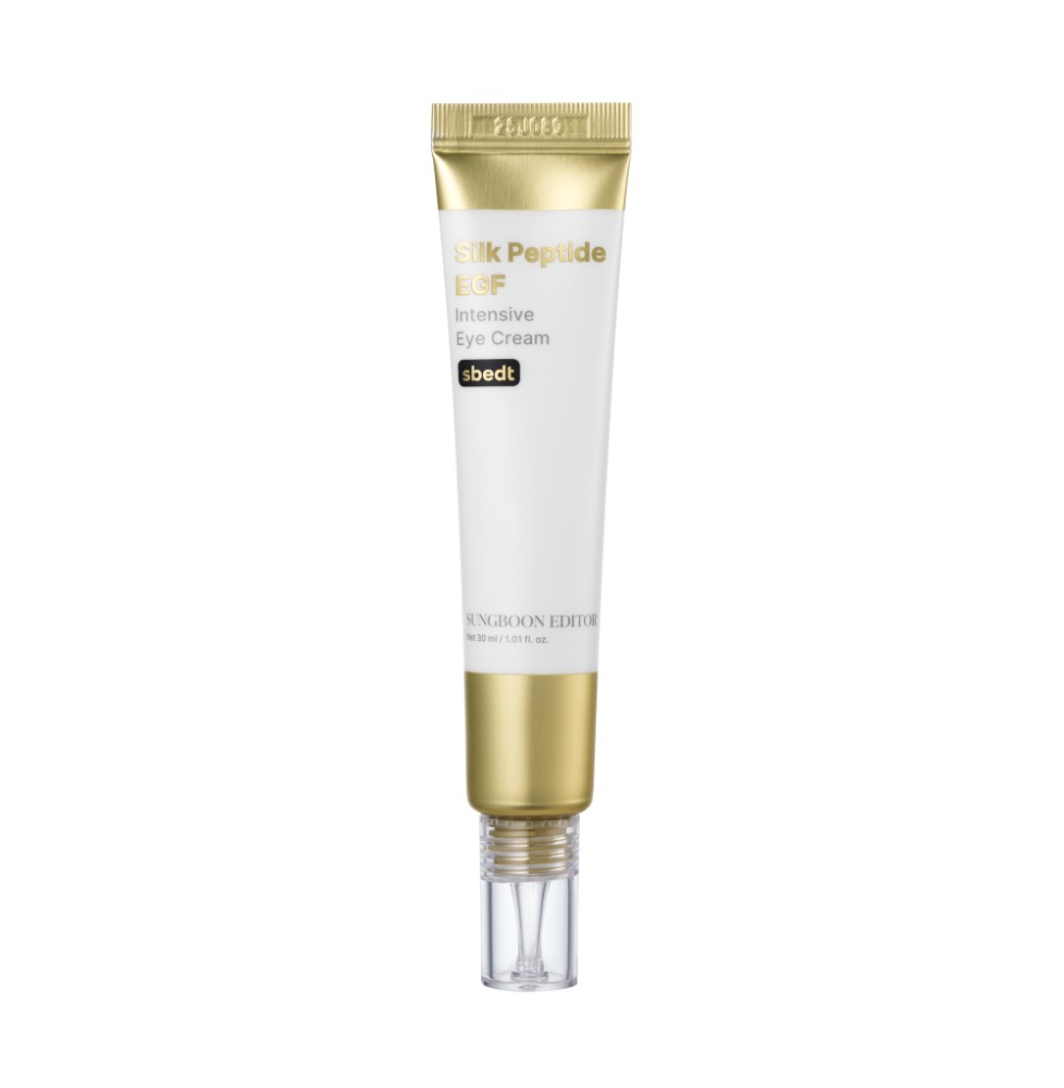 SUNGBOON EDITOR Silk Peptide EGF Intensywnie regenerujący koreański krem pod oczy z peptydami i EGF, 30 ml